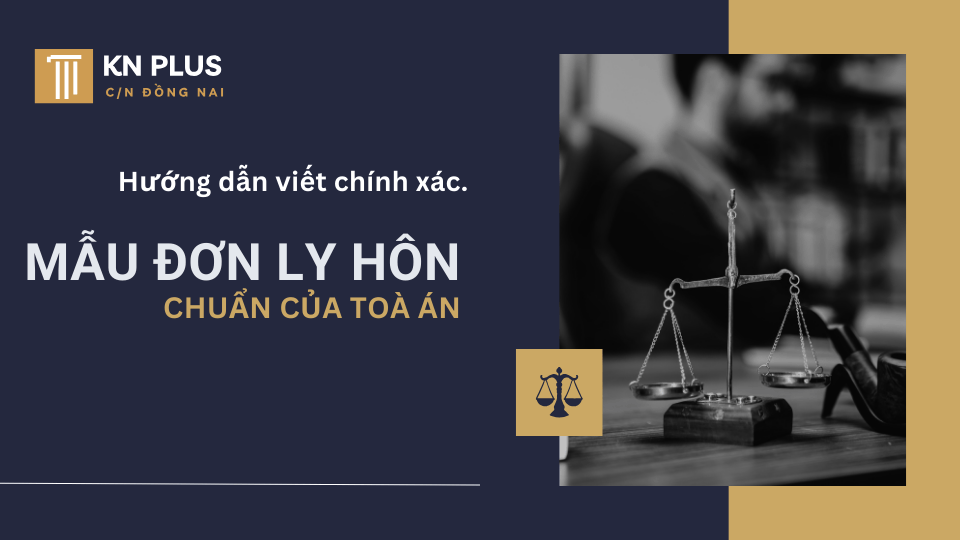 Mẫu đơn ly hôn chuẩn của tòa án